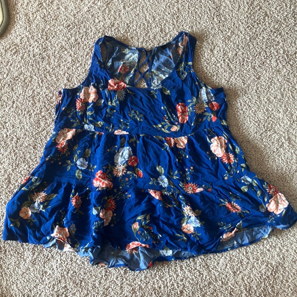 Floral Blouse Tank